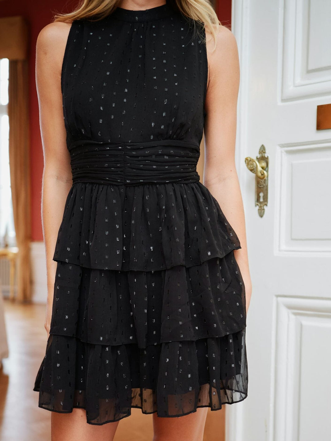 Neo Noir - May Glitz Dress 167040 - 100 - Black Kjoler 