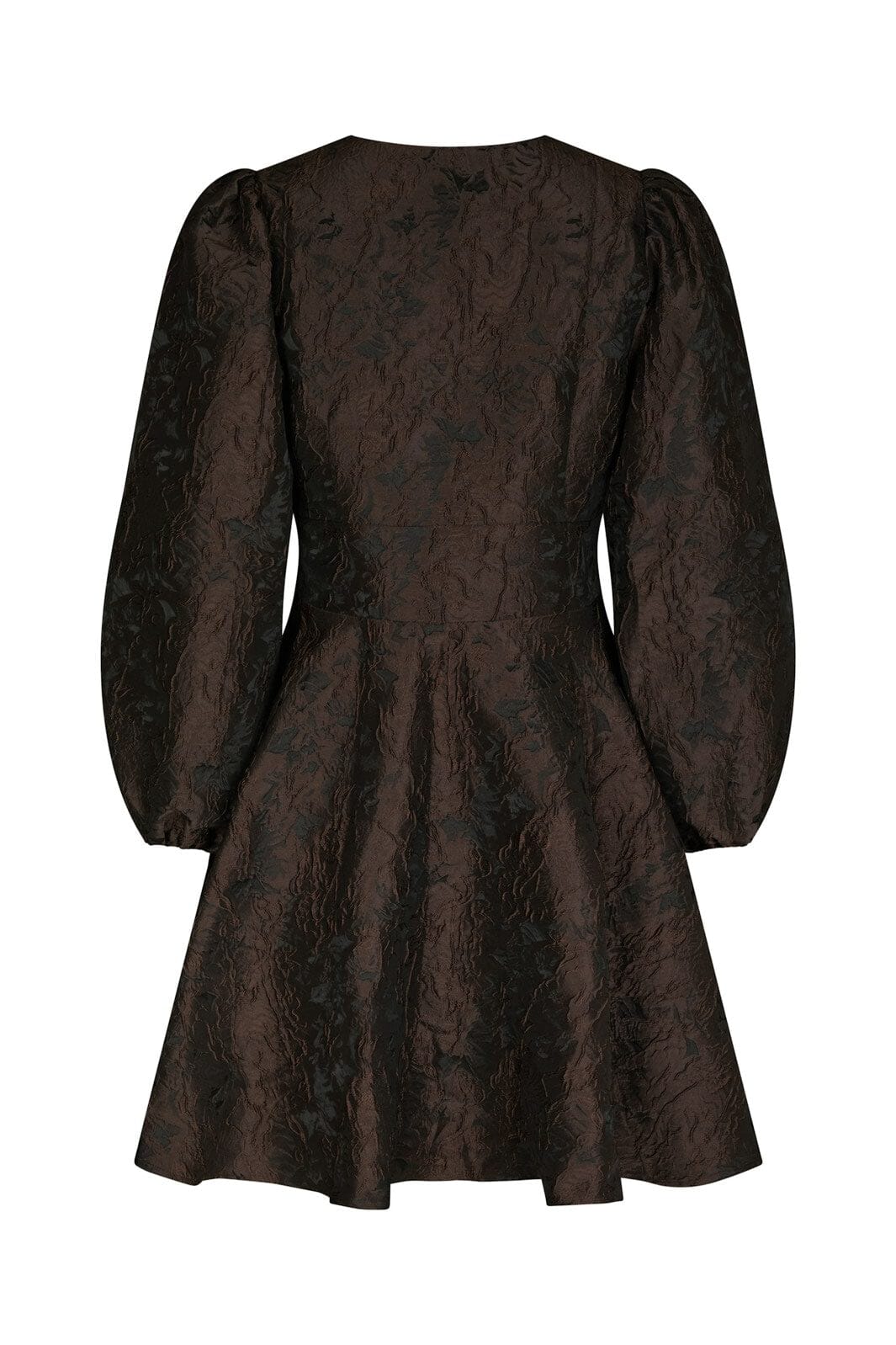Neo Noir - Milly Brocade Dress 167188 - 676 - Dark Brown