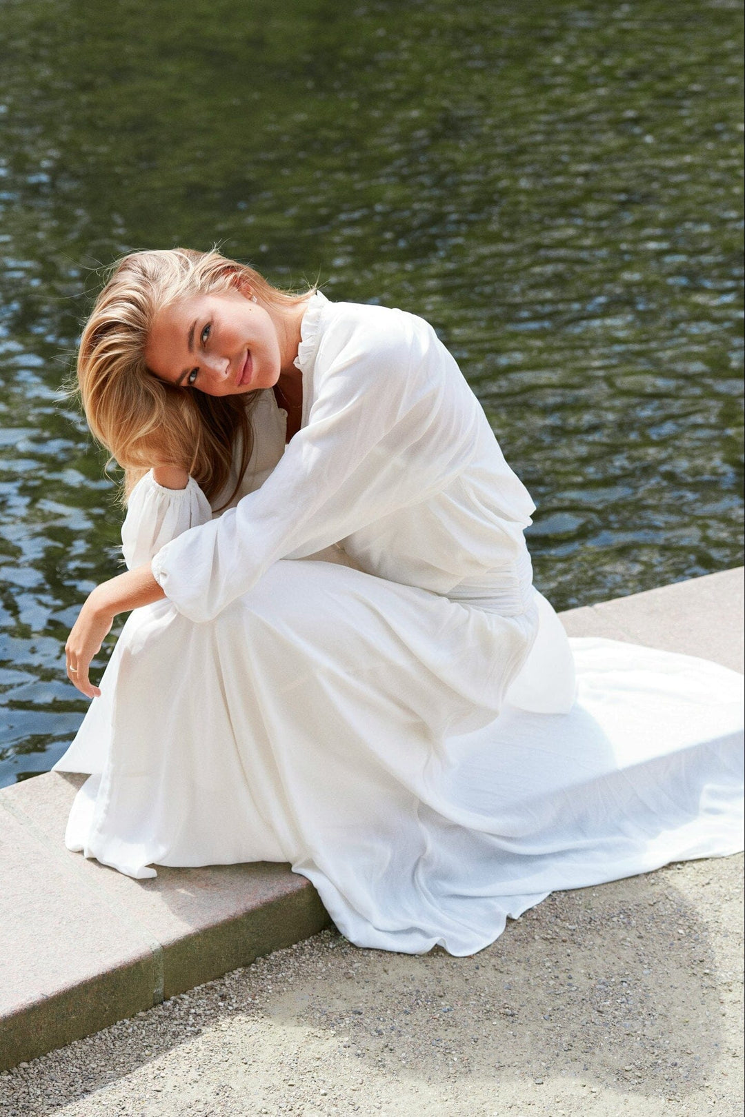 Neo Noir - Morien Woven Maxi Skirt 170488 - 121 - Off White Nederdele 