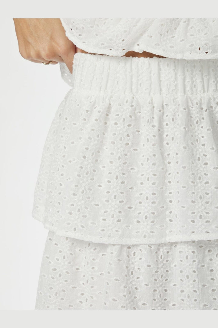 Neo Noir - Morris Emb Skirt 167911 - 121 - Off White