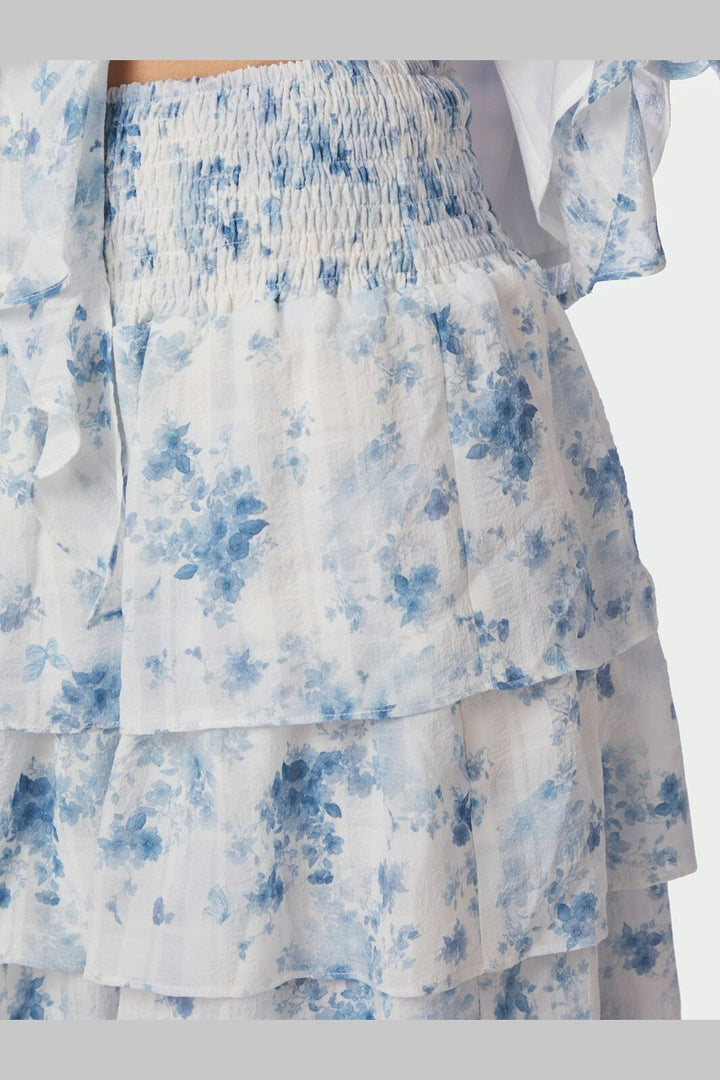 Neo Noir - Morris Fleur Skirt 169060 - 460 - Blue Floral