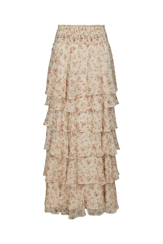 Neo Noir - Morris Meadow Printed Skirt 166447 - 122 - Creme