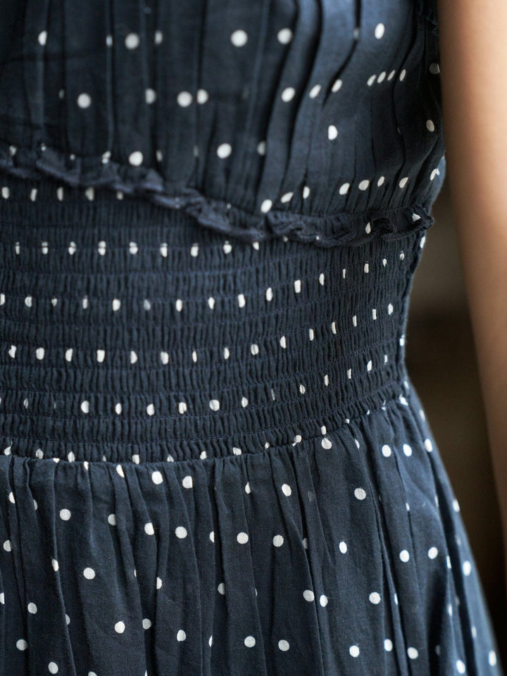 Neo Noir - Myrna Dot Dress 166384 - 100 - Black Kjoler 