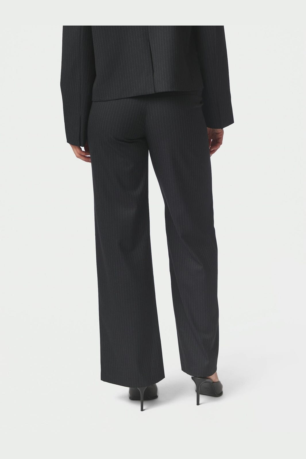 Neo Noir - Nathalie Slim Pinstripe Pants 170346 - 702 - Dark Navy