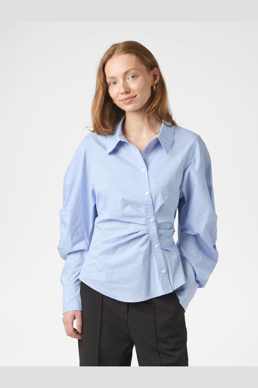 Neo Noir - Neoella Flannel Shirt 166080 - 145 - Light Blue