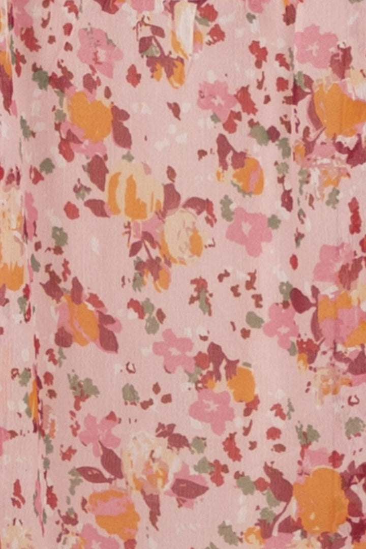 Neo Noir - Nobis Water Brush Dress - Pink Kjoler 