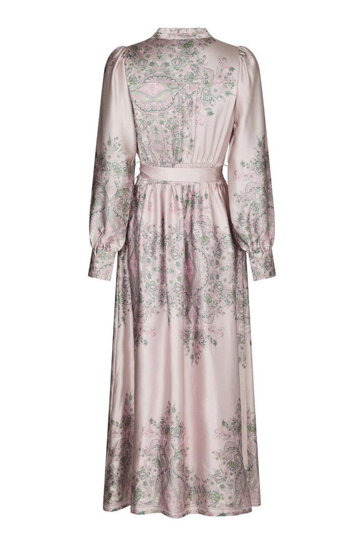Neo Noir - Nova Paisley Border Dress 160958 - 165 - Rose