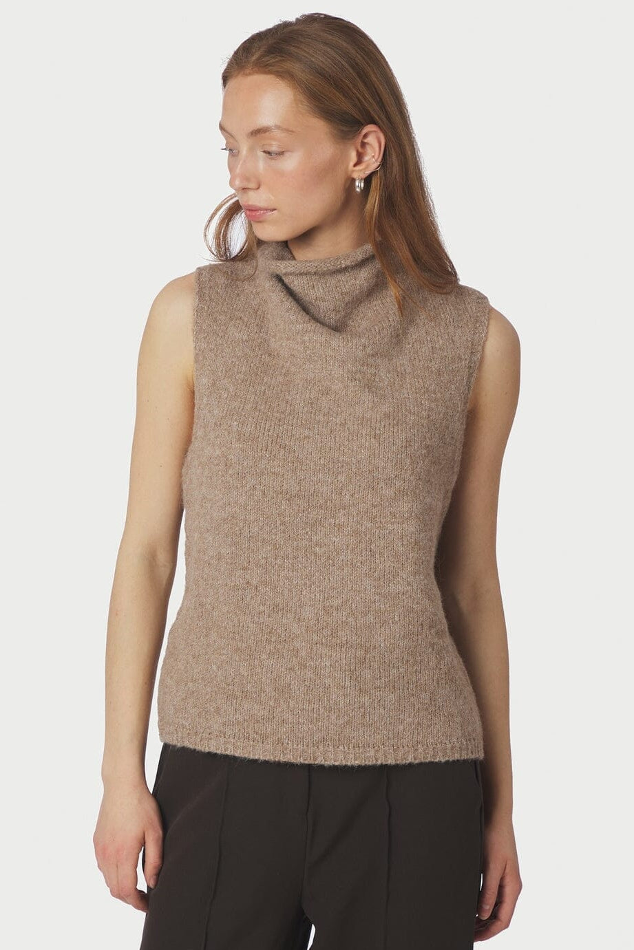 Neo Noir - Odelia Knit Top 161753 - 125 - Dark Sand