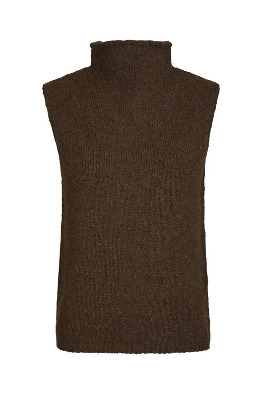 Neo Noir - Odelia Knit Top 161753 - 205 - Brown Melange