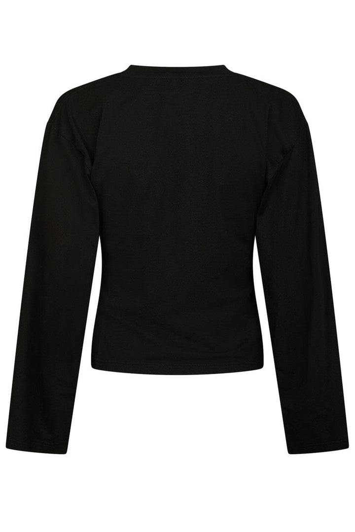 Neo Noir - Paska Boxy Long Tee 165973 - 100 - Black