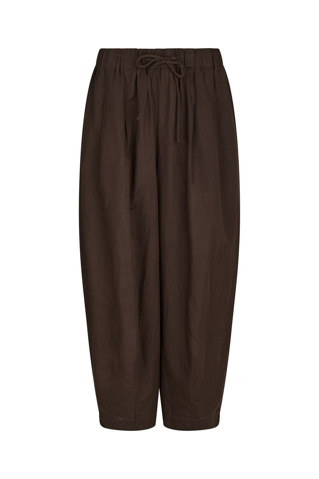 Neo Noir - Prina Linen Pants 167438 - 676 - Dark Brown