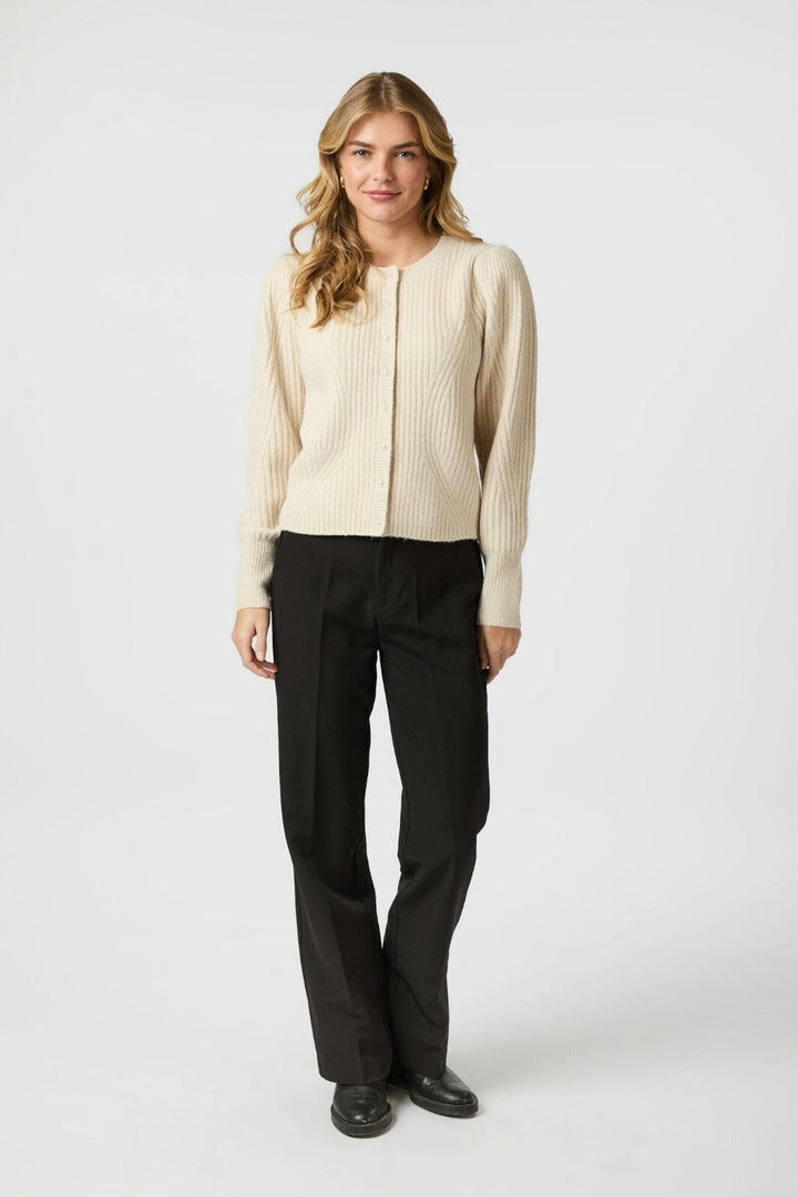 Neo Noir - Puli Knit Cardigan 164838 - 124 - Ivory