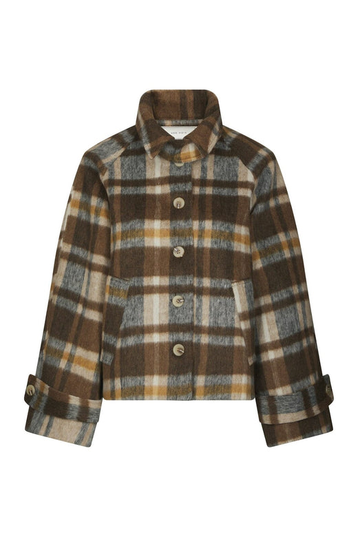Neo Noir - Quinn Check Jacket 167488 - 543 - Camel