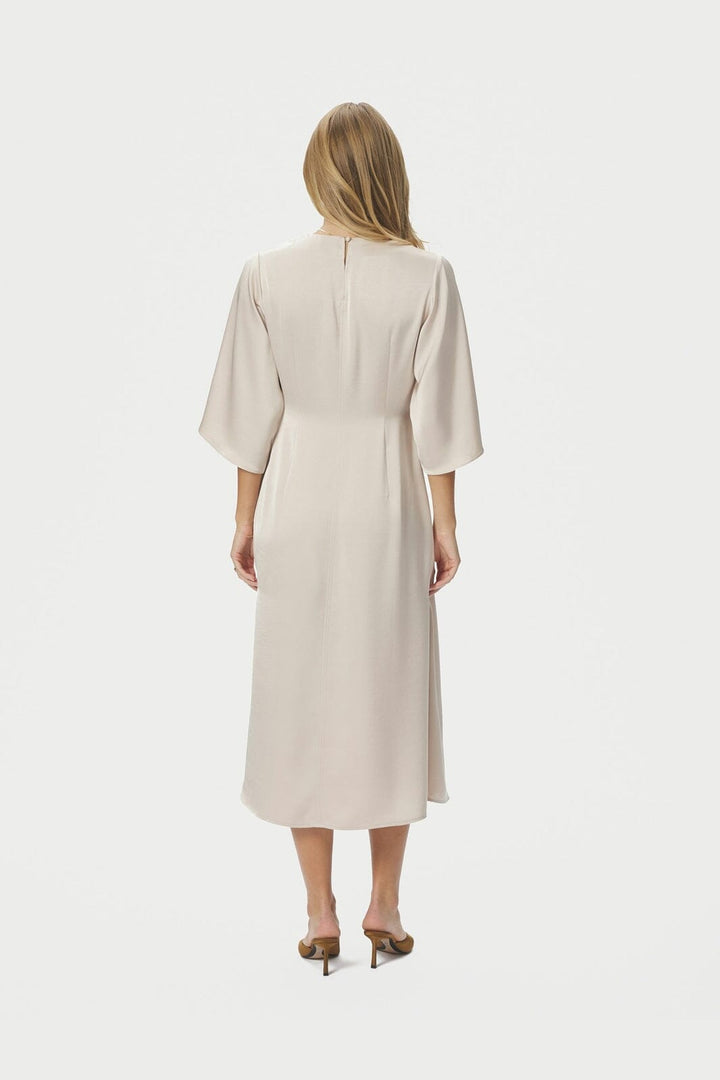 Neo Noir - Remara Heavy Sateen Dress 168447 - 720 - Champagne