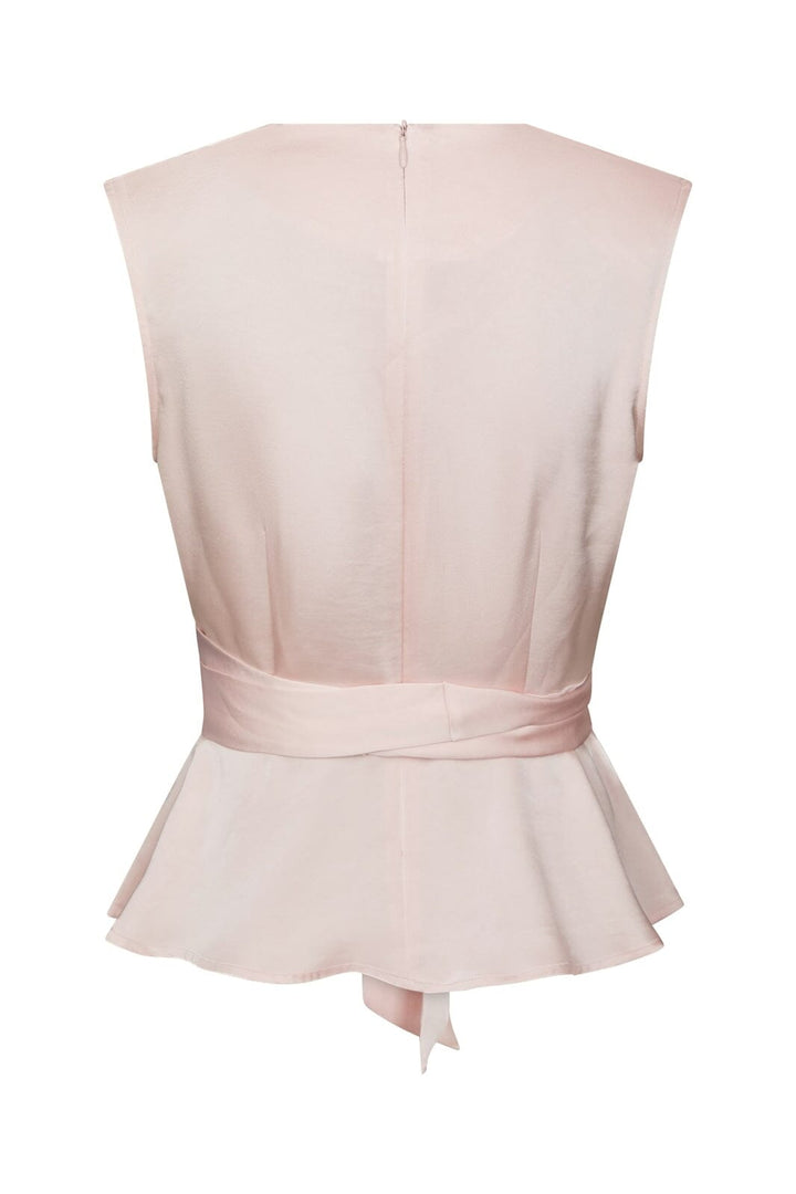 Neo Noir - Risetta Heavy Sateen Top 167086 - 754 - Light Pink