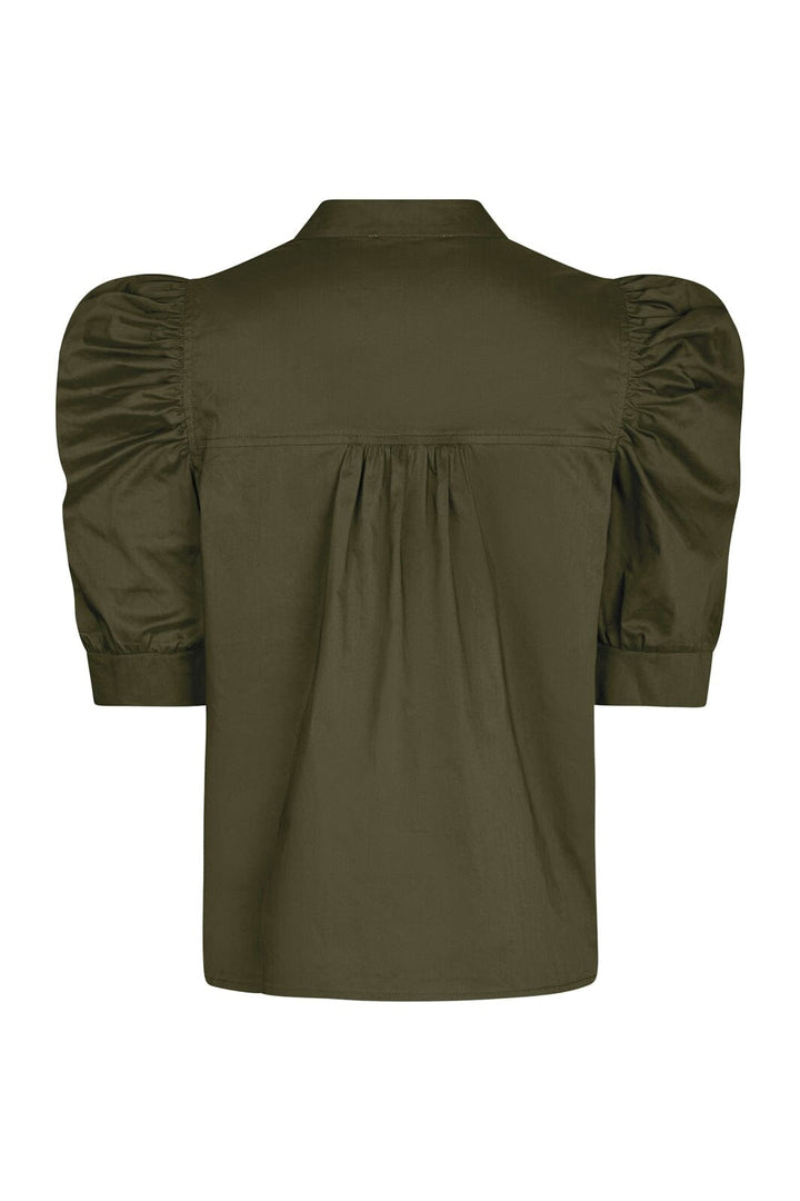 Neo Noir - Roella Poplin Blouse 164283 - 151 - Army