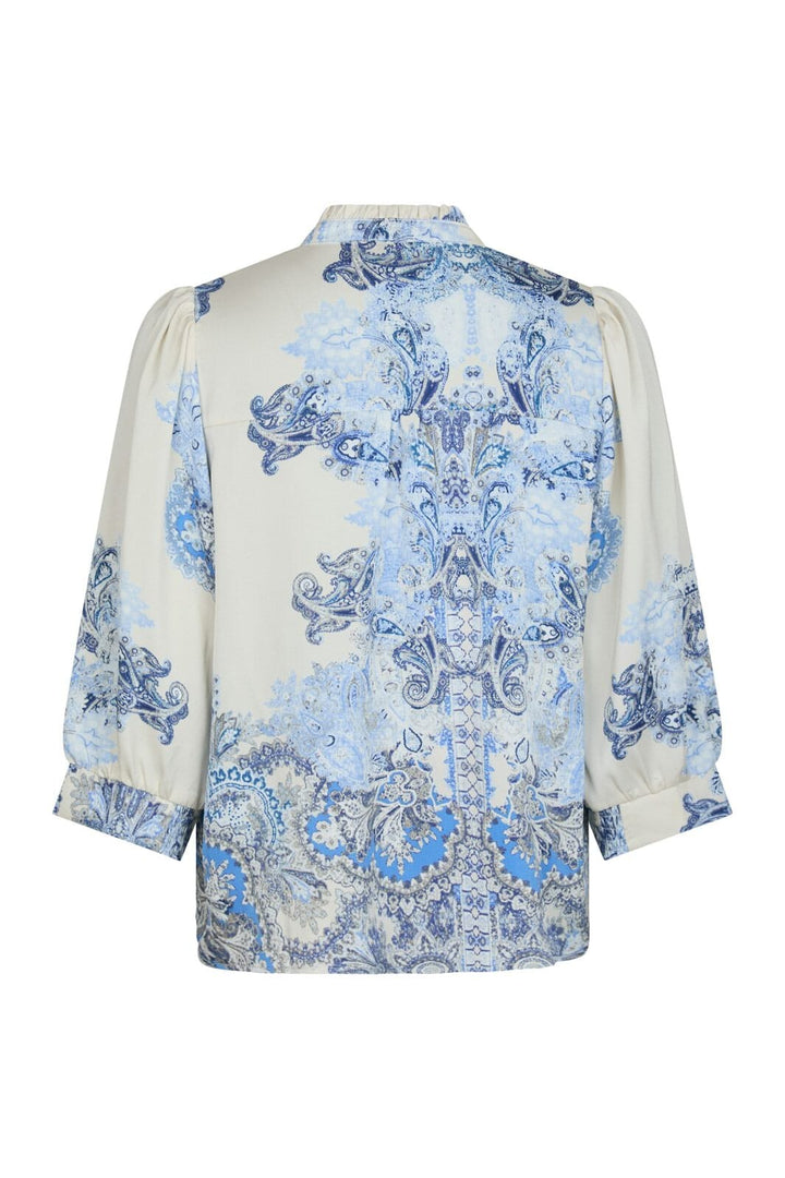 Neo Noir - Roselle Artist Paisley Blouse 165558 - 510 - Powder Blue