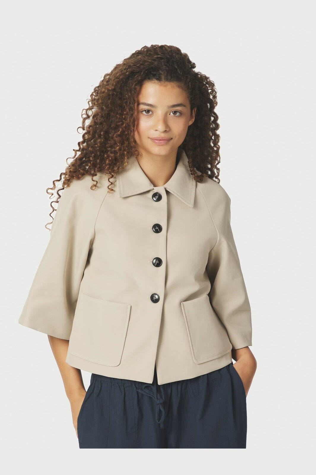 Neo Noir - Rosemma Trench Mini Jacket 168093 - 123 - Beige
