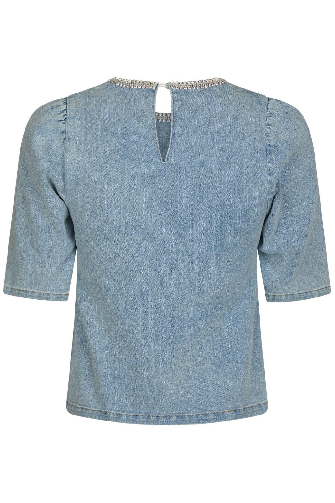 Neo Noir - Rosia Denim Emb Top 165734 - 145 - Light Blue
