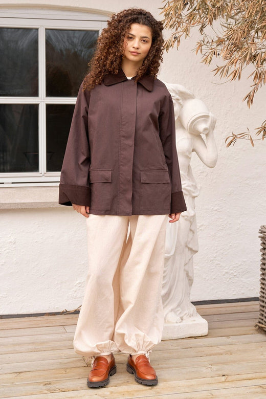 Neo Noir - Roxane Balloon Linen Pants 169313 - 213 - Sand Bukser 