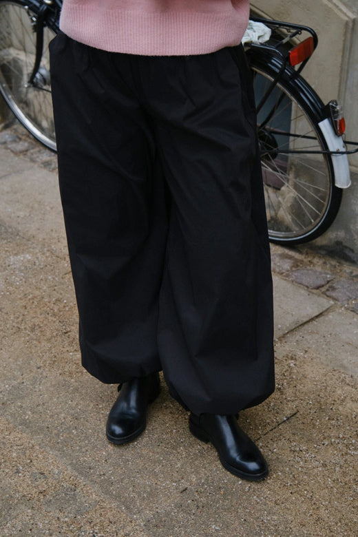 Neo Noir - Roxane Balloon Poplin Pants 167403 - 100 - Black Bukser 