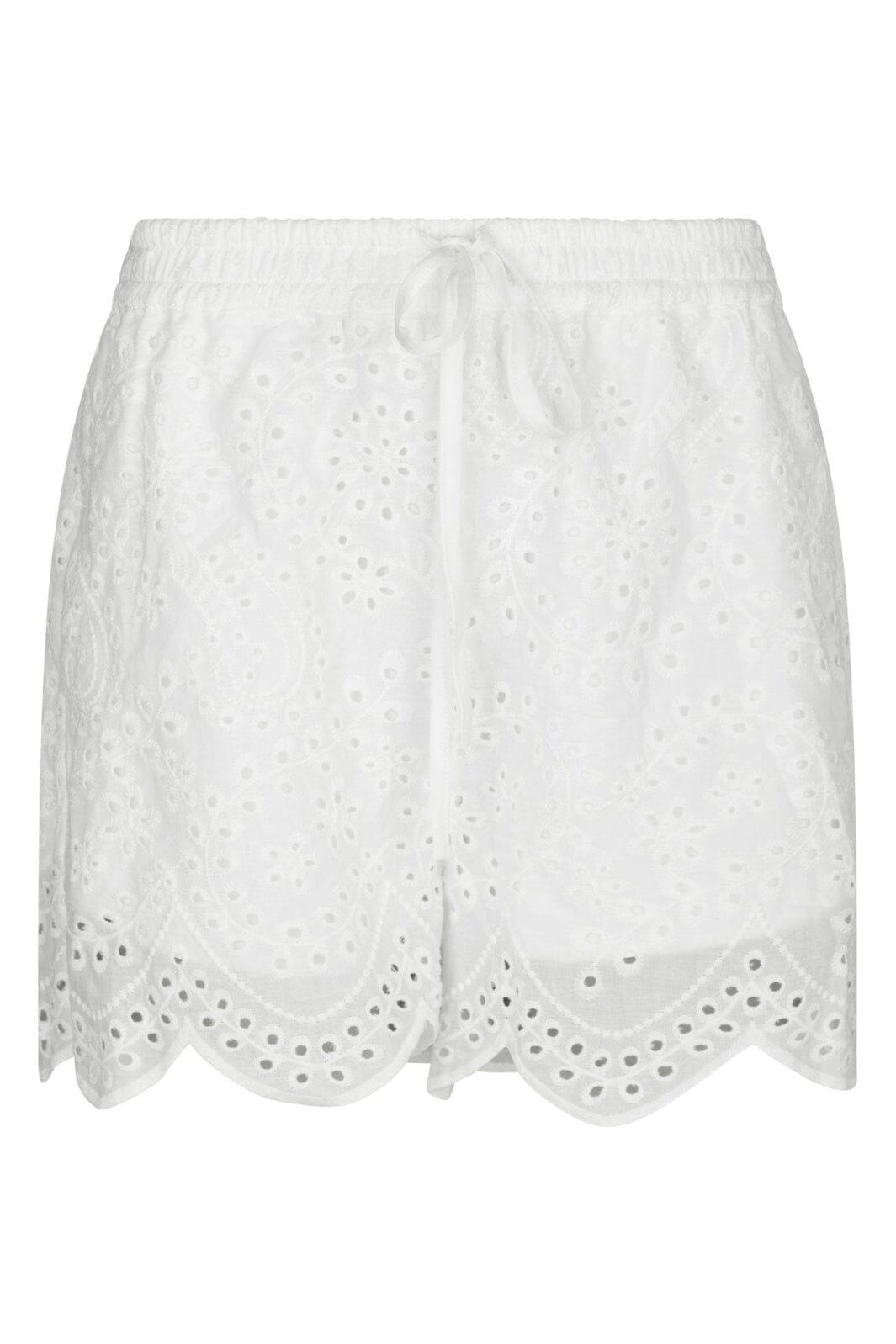 Neo Noir - Senna Embroidery Shorts 165257 - 120 - White