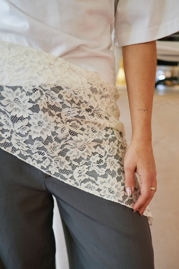 Neo Noir - Serina Lace Scarf 168194 - 122 - Creme Tørklæder 