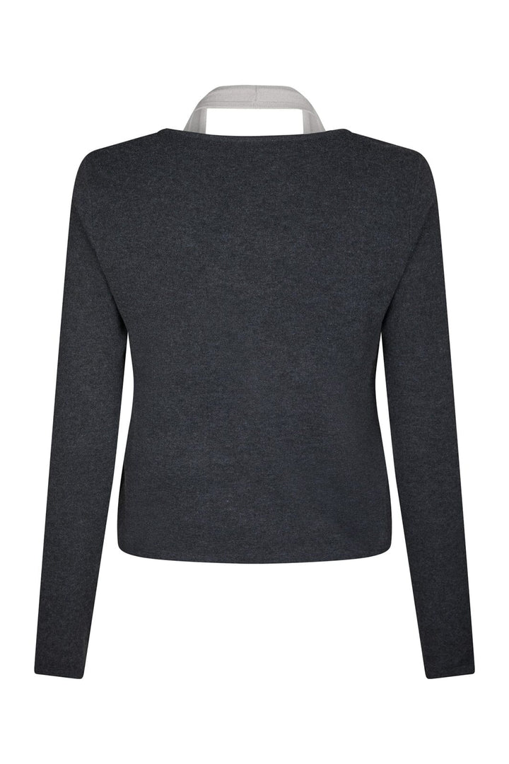 Neo Noir - Tamina Knit Blouse 168080 - 132 - Antracit