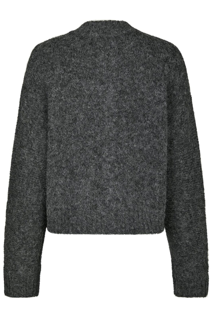 Neo Noir - Taura Fluffy Knit Cardigan 165103 - 132 - Antracit