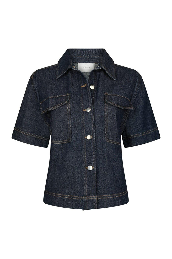 Neo Noir - Tiki Denim Shirt 164303 - 534 - Dark Blue