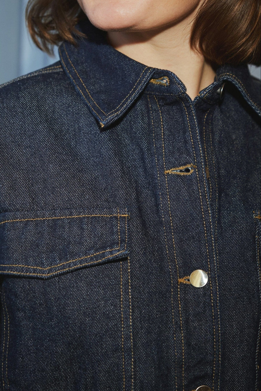 Neo Noir - Tiki Denim Shirt 164303 - 534 - Dark Blue Skjorter 