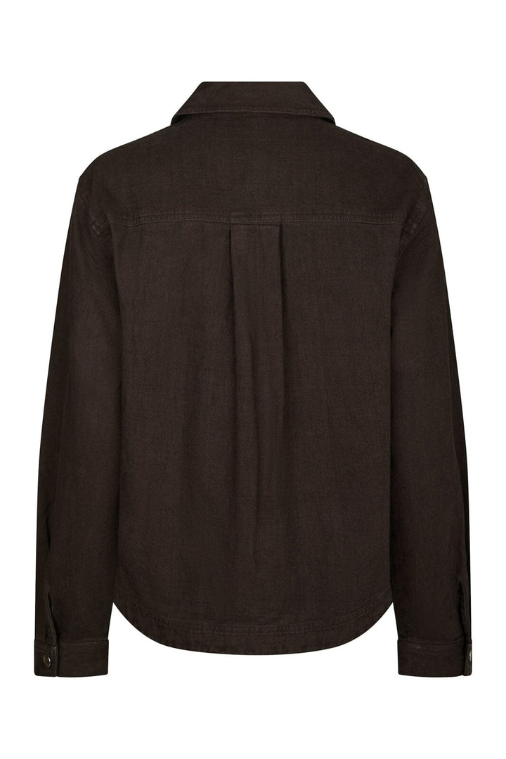 Neo Noir - Tikken Solid Jacket 167231 - 676 - Dark Brown