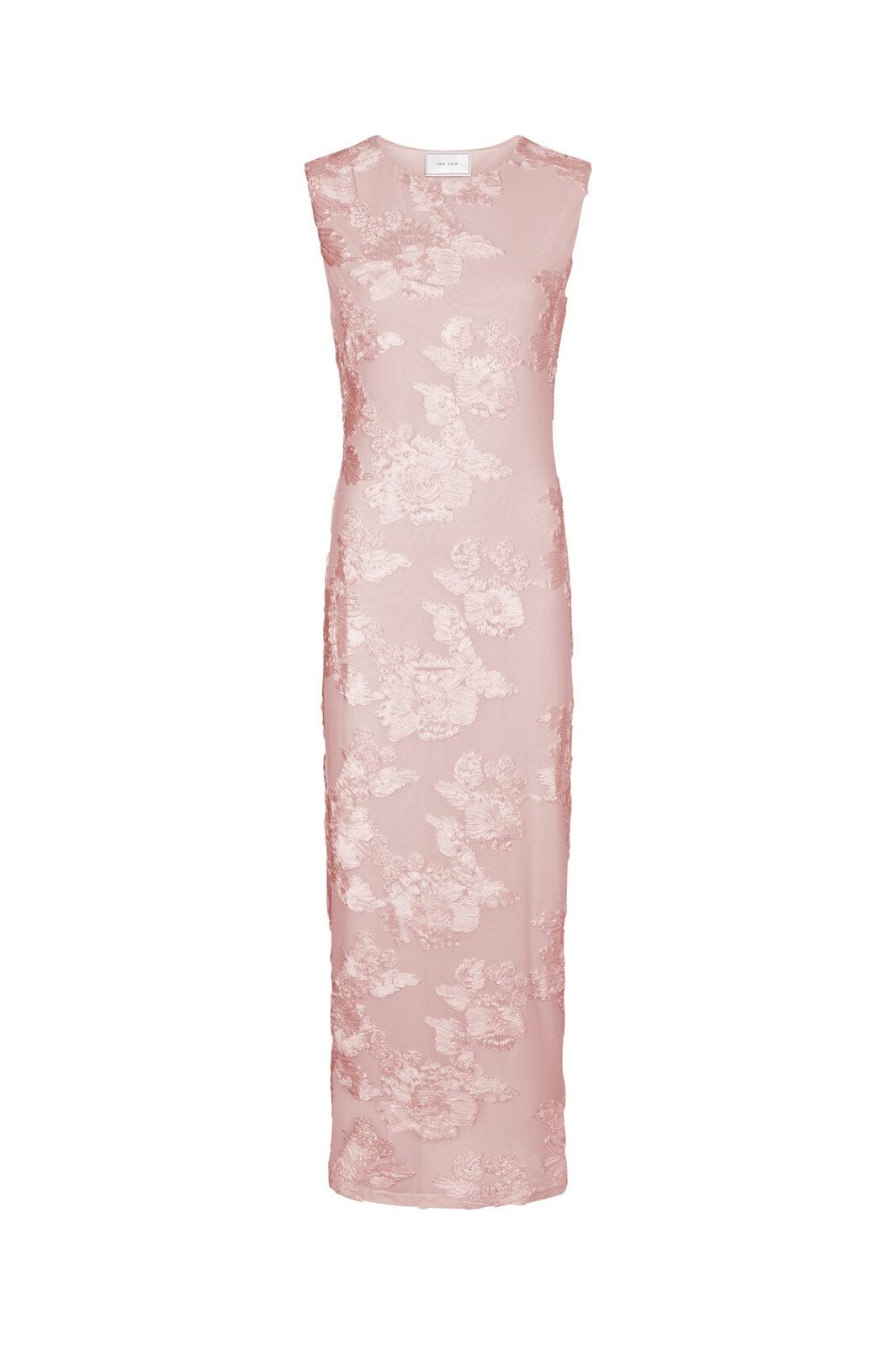 Neo Noir - Tiranna Big Flower Mesh Dress 166824 - 754 - Light Pink