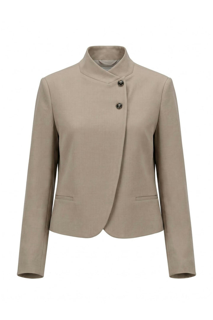 Neo Noir - Tiria Structure Blazer 170815 - 189 - Warm Grey