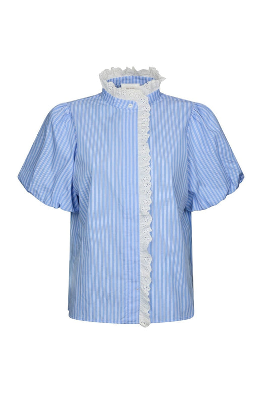 Neo Noir - Ulia Stripe Blouse 169111 - 375 - Blue Stripe