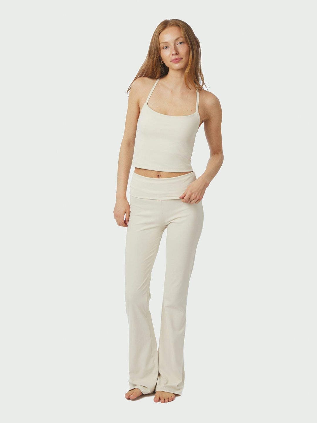 Neo Noir - Ulianna Leggings Pants 167091 - 124 - Ivory Bukser 