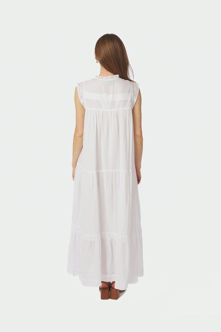 Neo Noir - Veana S Voile Maxi Dress 169064 - 120 - White