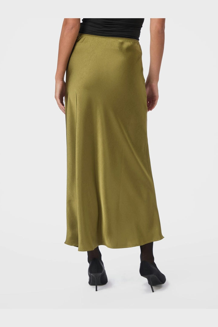 Neo Noir - Vicky Heavy Sateen Skirt 159588 - 340 - Sage Green