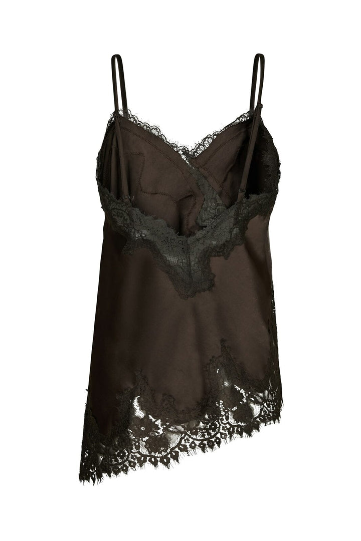 Neo Noir - Viole Lace Top 167409 - 676 - Dark Brown