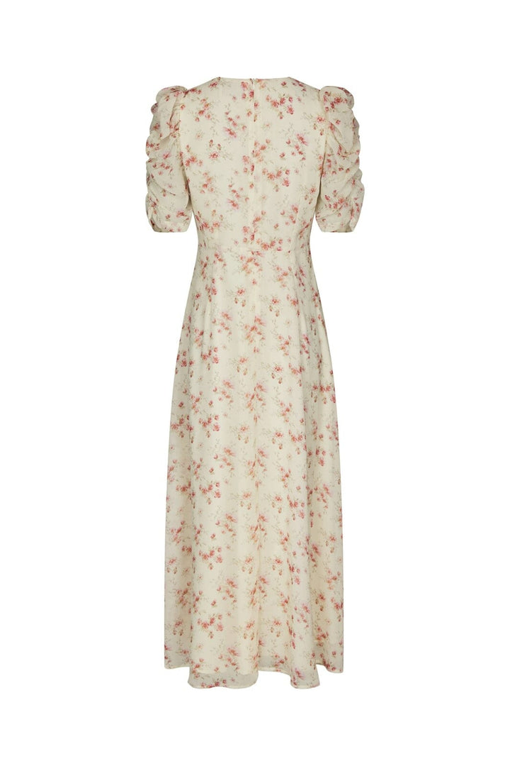 Neo Noir - Vira Floral Dress 169209 - 122 - Creme