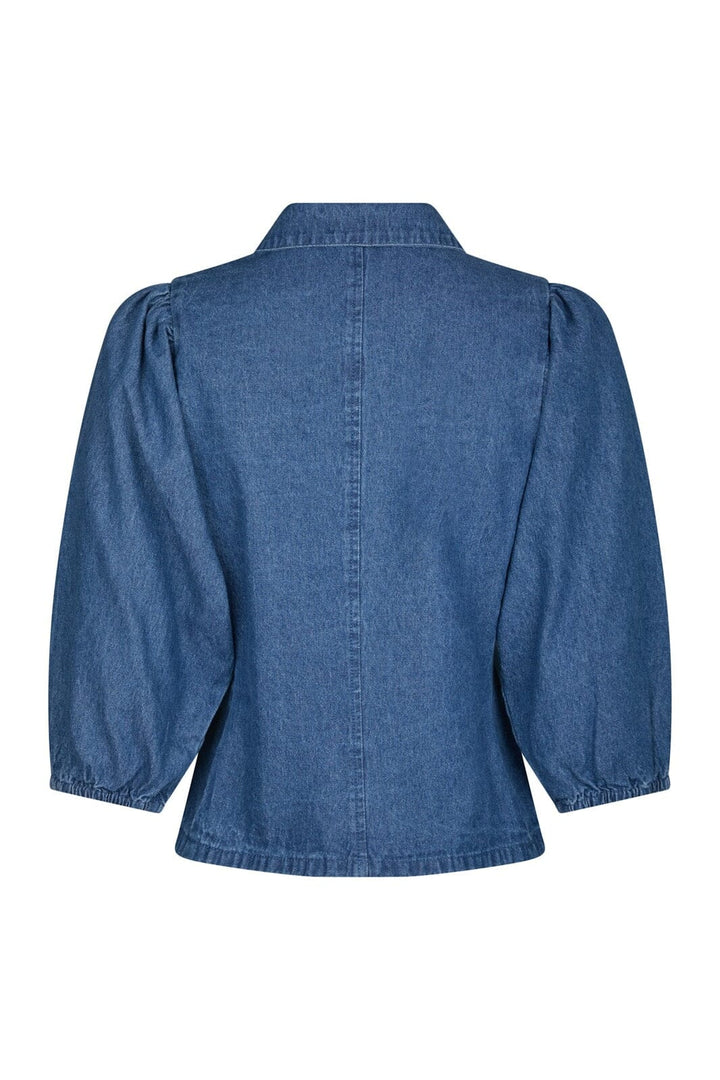 Neo Noir - Wandana Denim Blouse 167092 - 140 - Blue