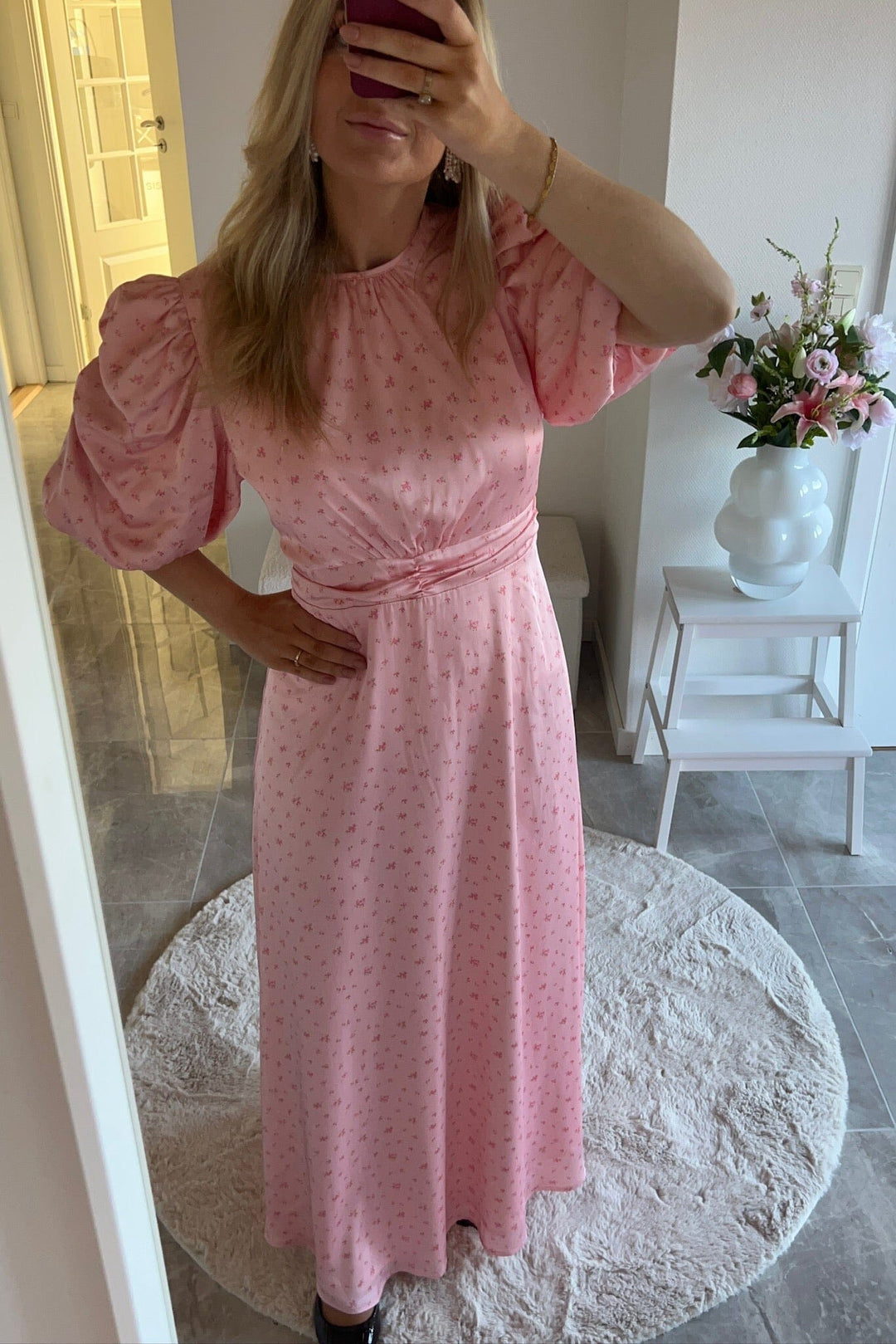 Neo Noir x Molly&My - Kikka Floral Dress 169137 - 754 - Light Pink Kjoler 