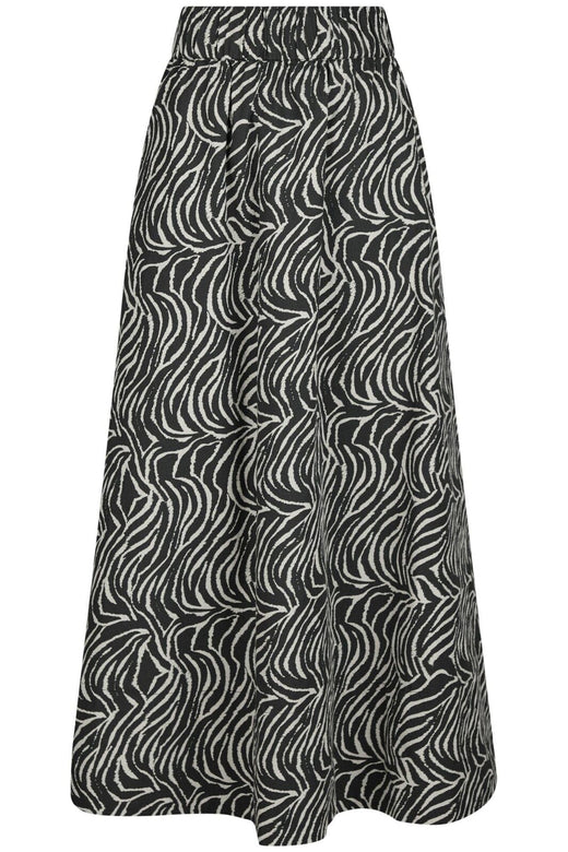 Neo Noir - Yara Zebra Long Skirt 164709 - 100 - Black