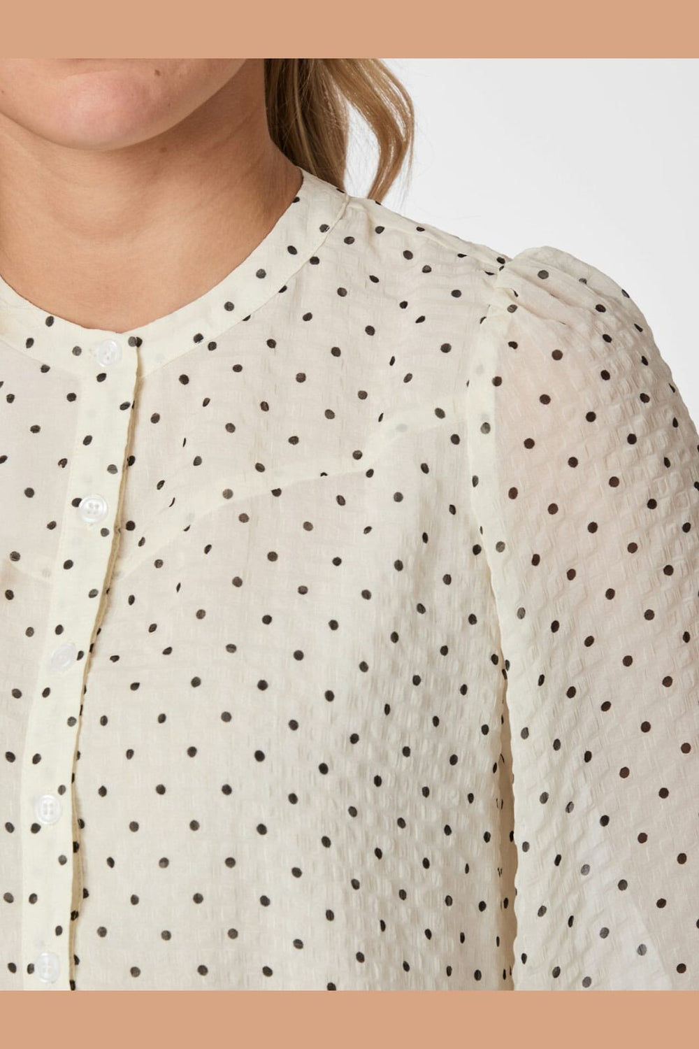 Neo Noir - Yrima Dot Blouse 166076 - 120 - White