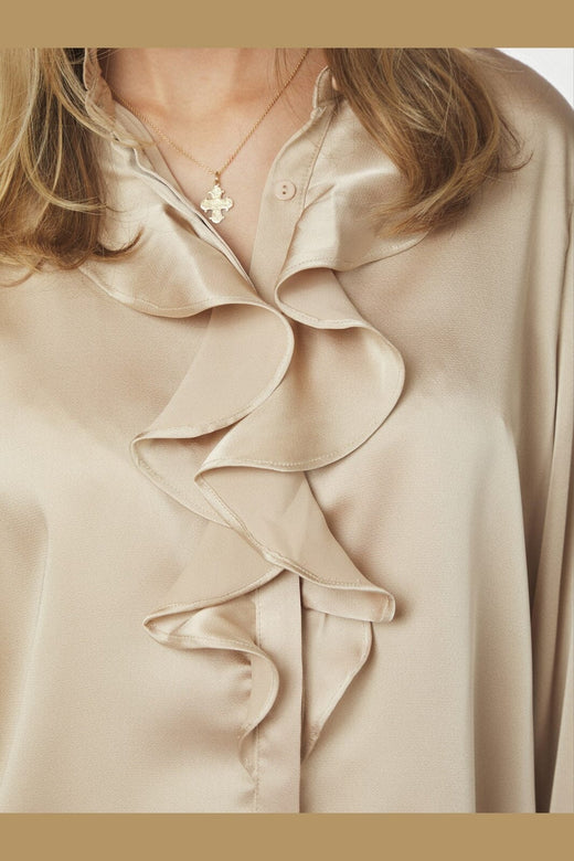 Neo Noir - Zamola Blouse 166450 - 125 - Dark Sand