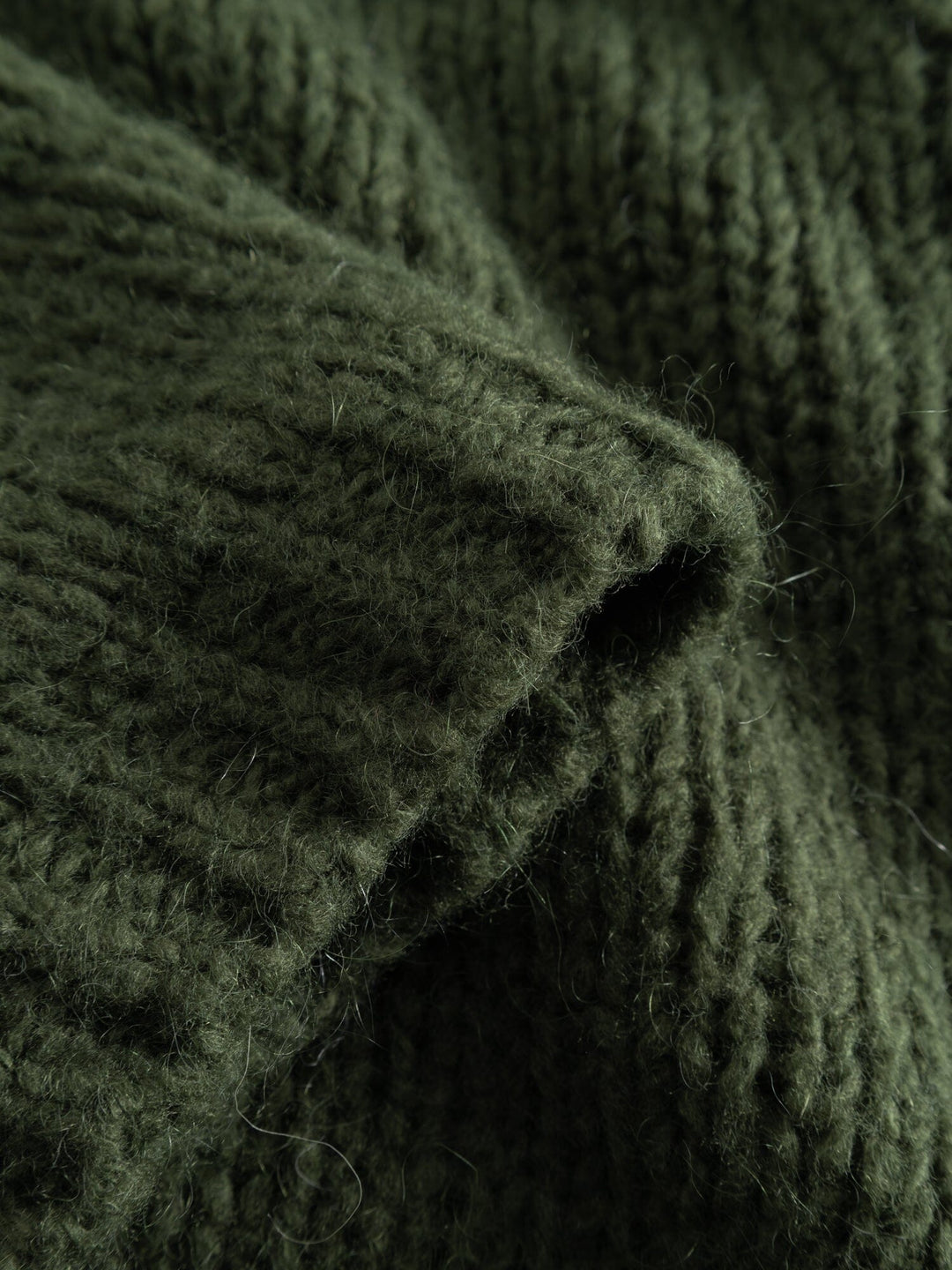 Noella - Fora Knit Cardigan - 545 Dark Army Cardigans 