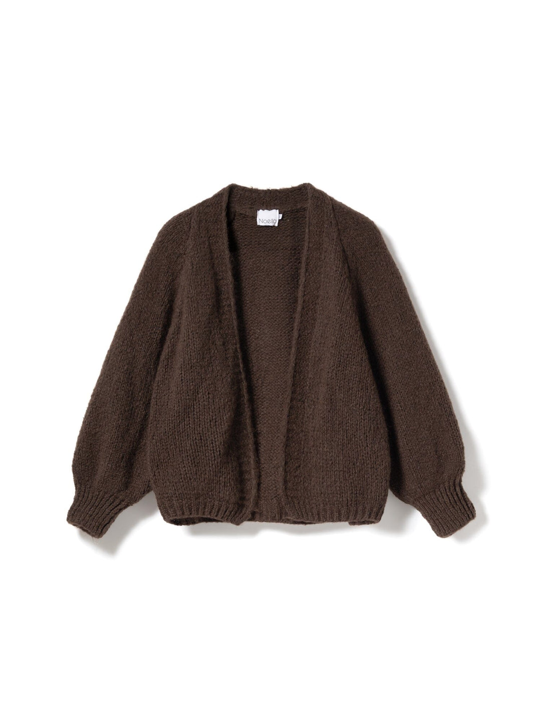 Noella - Fora Knit Cardigan - 548 Dark Brown Cardigans 