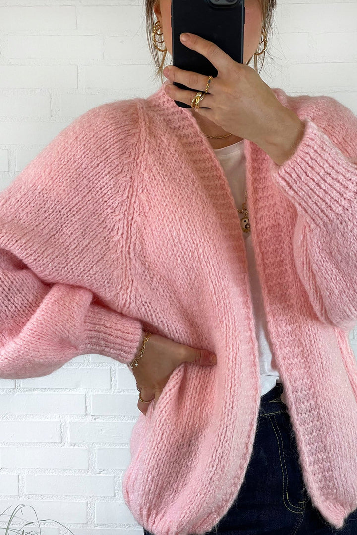 Noella - Fora Knit Cardigan - Rose Cardigans 