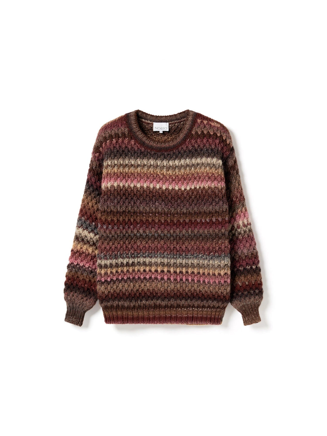Noella - Gio Knit Sweater - 1047 Rust Mix Strikbluser 