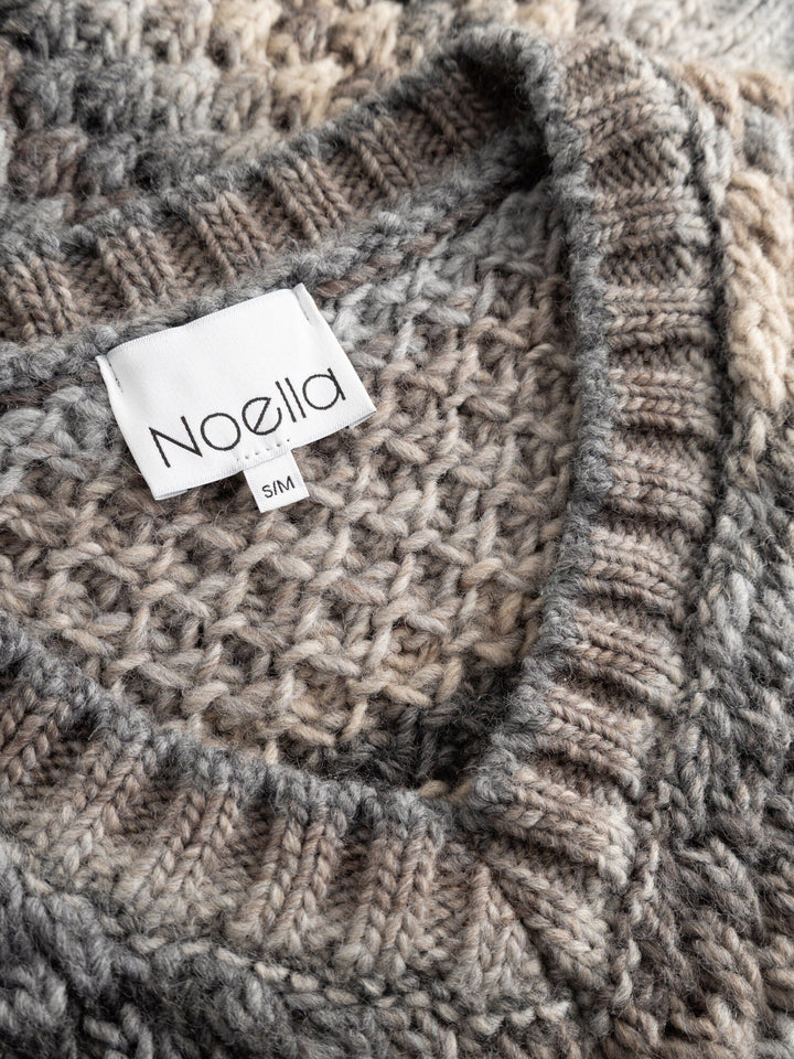 Noella - Gio Knit Vest 10872143 - 906 - Light Grey Mix Strikbluser 